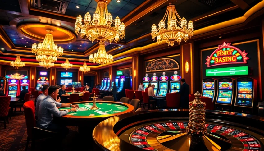 Experience the thrill of gambling at https://nohu90.download/ with players gathered around roulette, casino vibe.